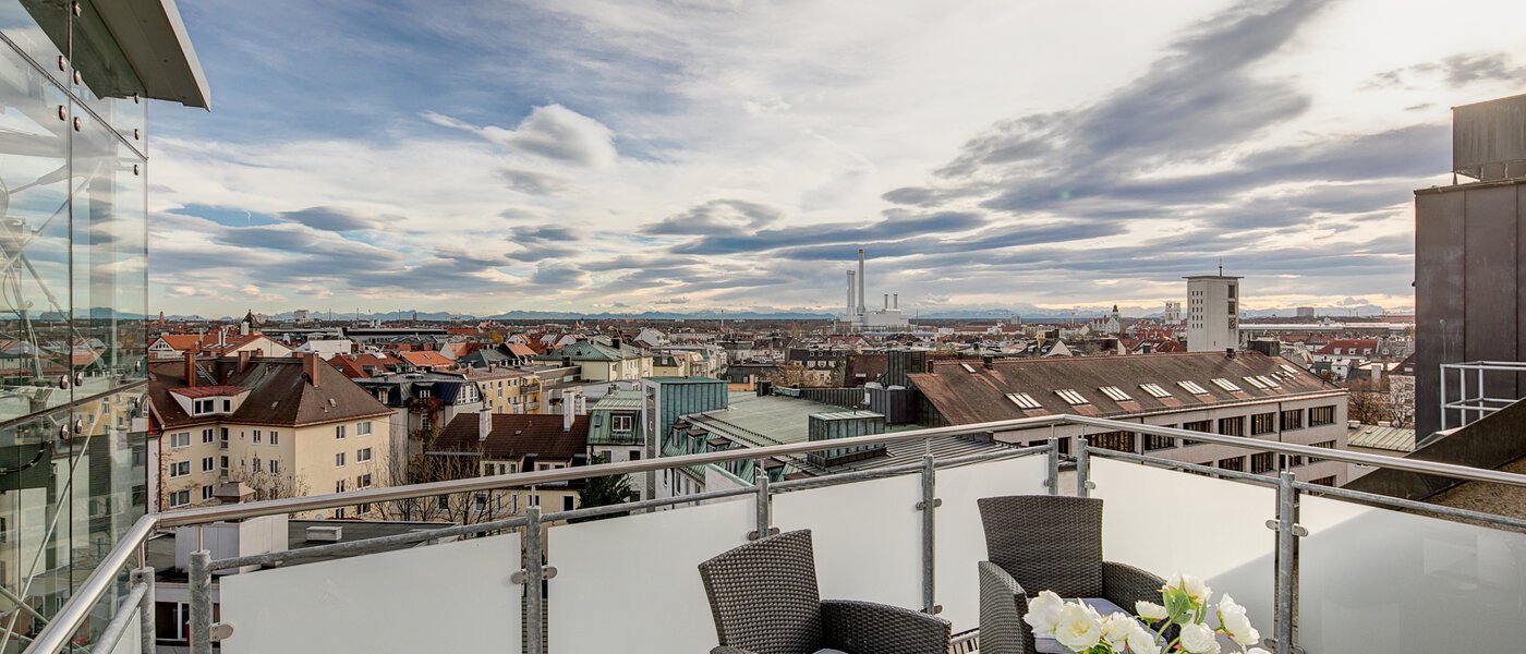 Maisonette-Galerie Wohnung München Ludwigsvorstadt 02 Terrasse 10285