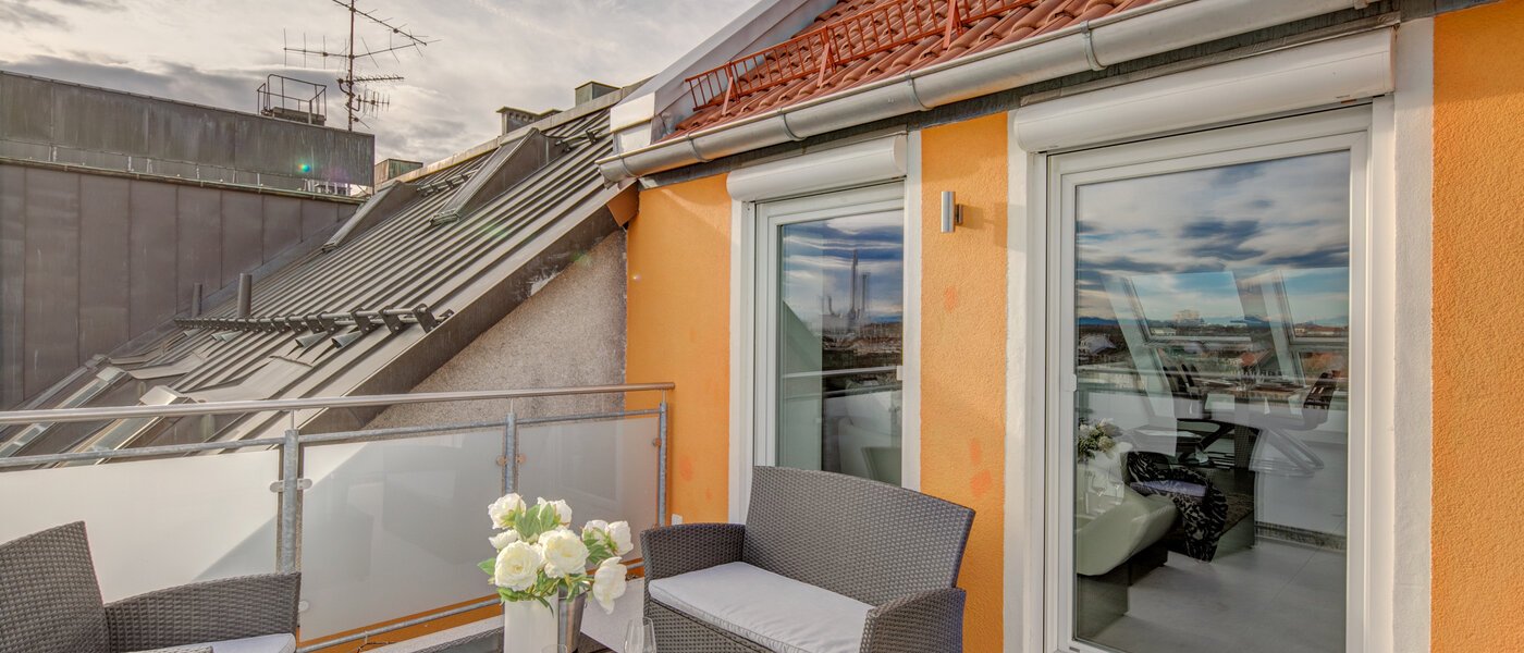 Maisonette-Galerie Wohnung München Ludwigsvorstadt 04 Terrasse 10285