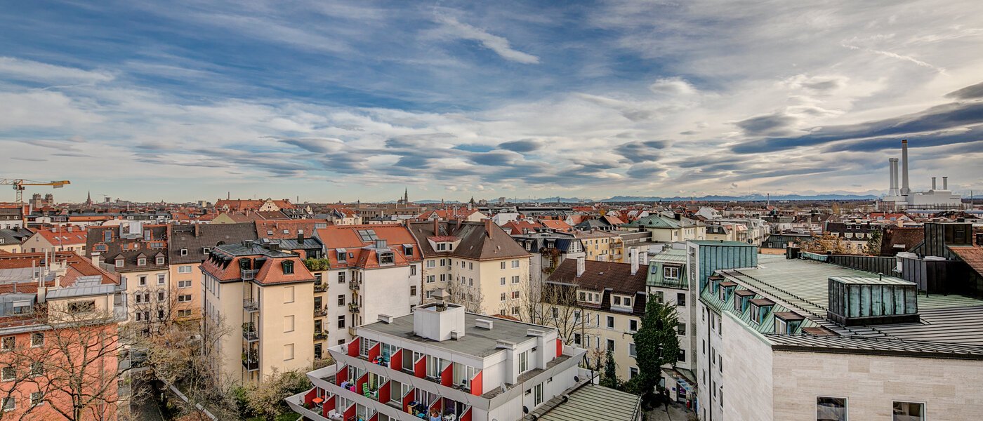 Maisonette-Galerie Wohnung München Ludwigsvorstadt 01 Aussicht 10285