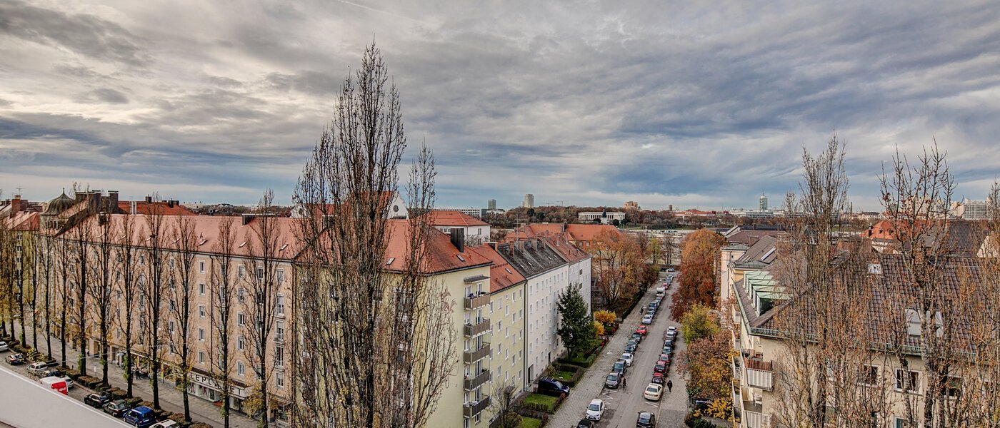 Maisonette-Galerie Wohnung München Ludwigsvorstadt 03 Aussicht 10285