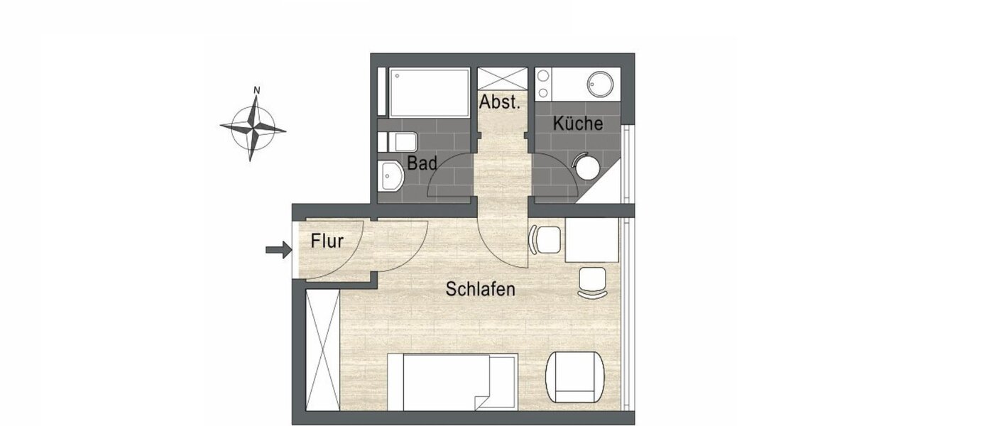 Wohnung München Oberföhring 01 Grundriss 10336