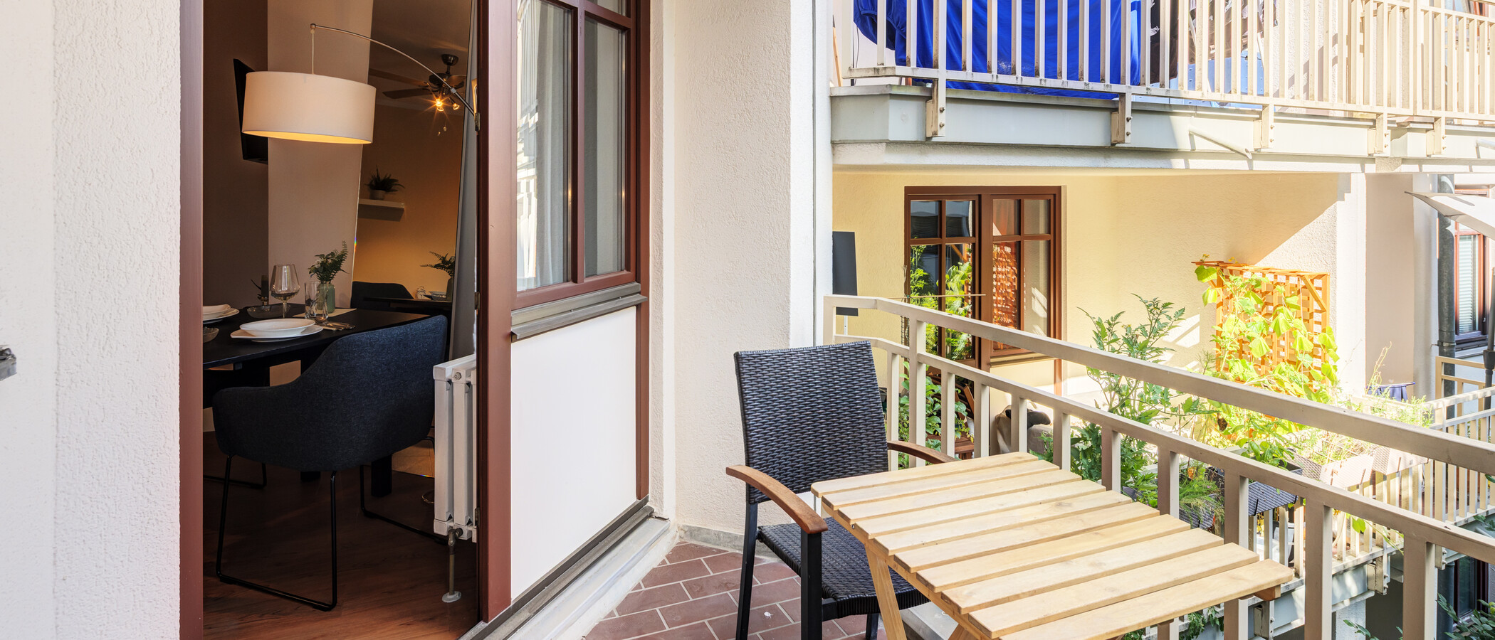 Wohnung München Maxvorstadt - Universitätsviertel 02 Balkon 10343