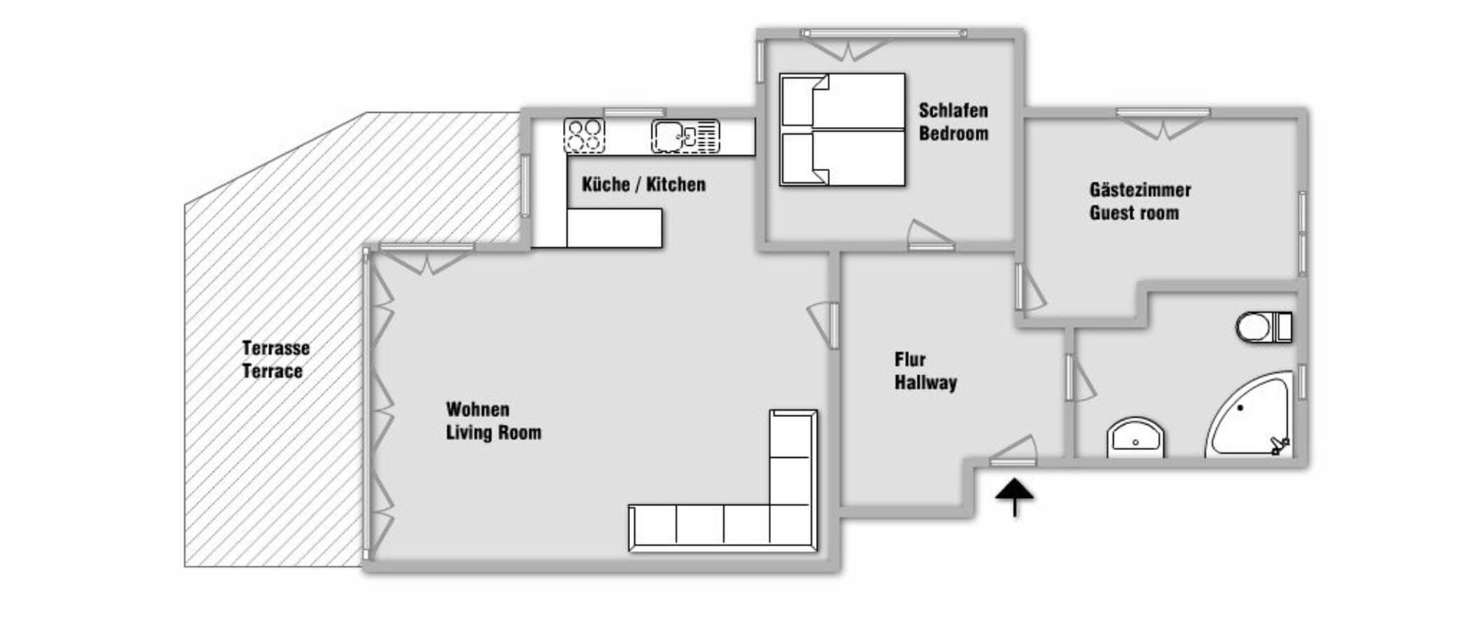 Wohnung Haar 01 Grundriss 10386