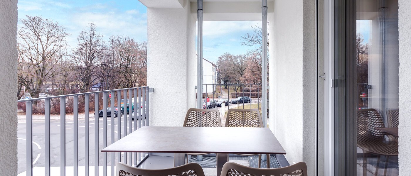 Wohnung München Am Hart 01 Balkon 10406
