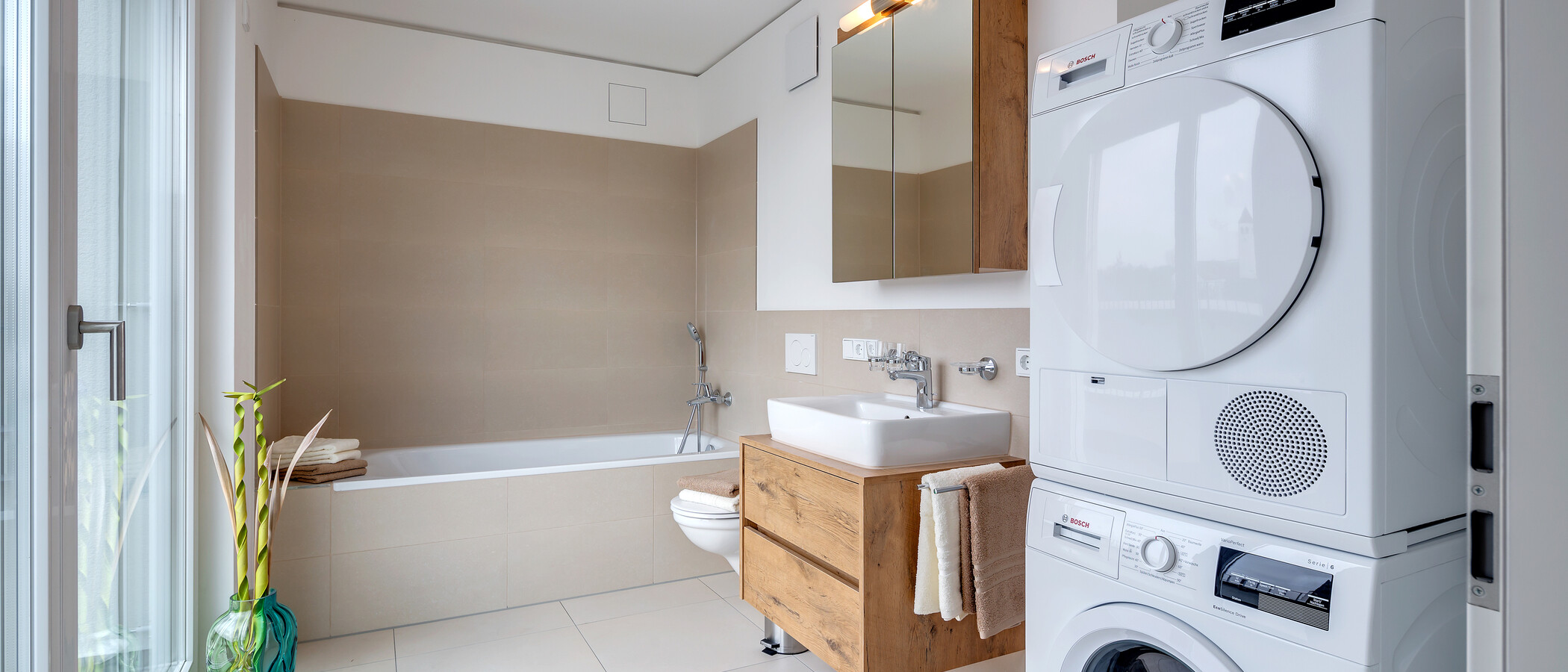 Dachgeschosswohnung München Am Hart 01 Badezimmer 10425