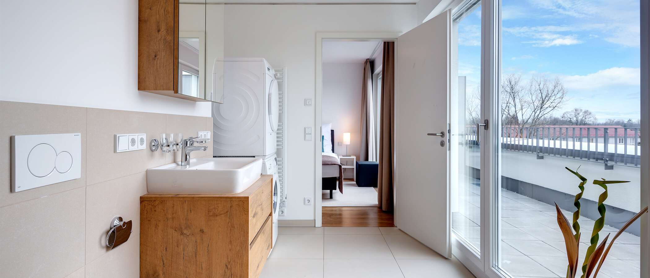 Dachgeschosswohnung München Am Hart 02 Badezimmer 10425