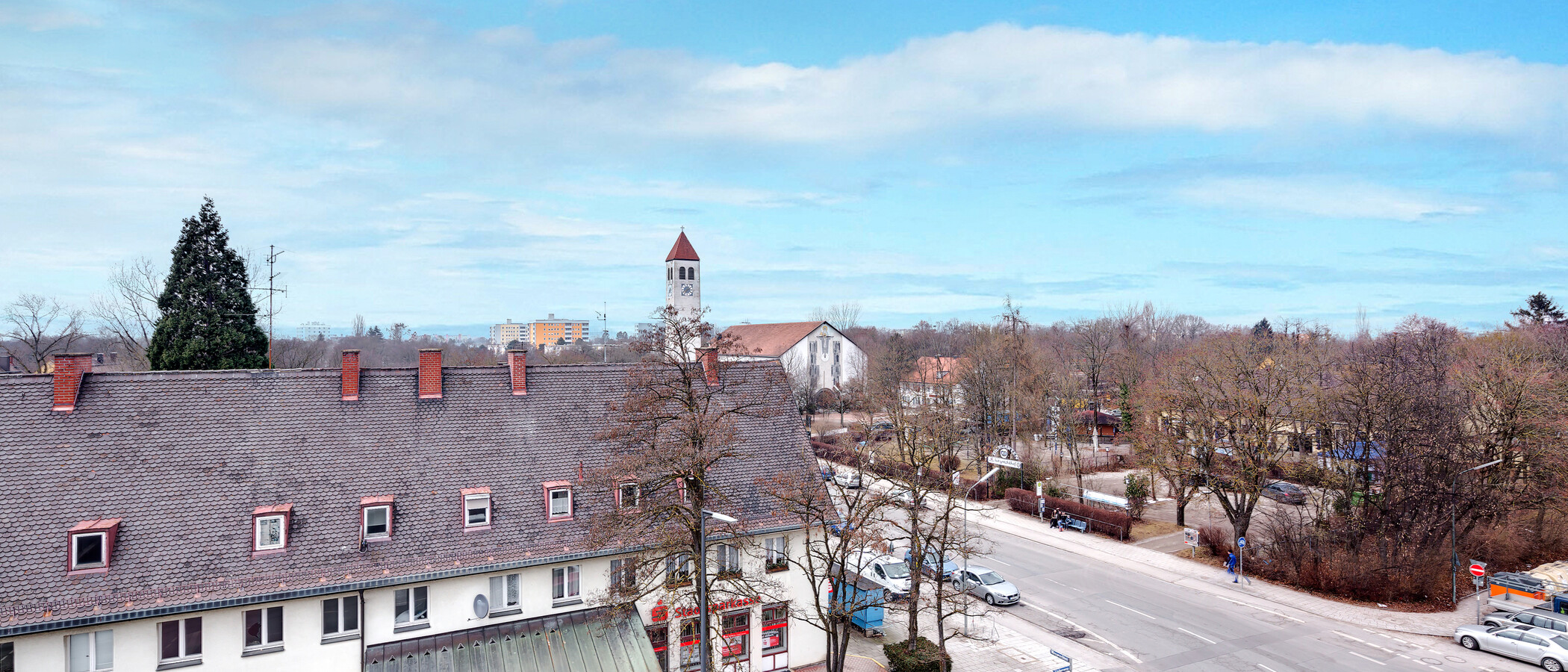 Dachgeschosswohnung München Am Hart 02 Aussicht 10425