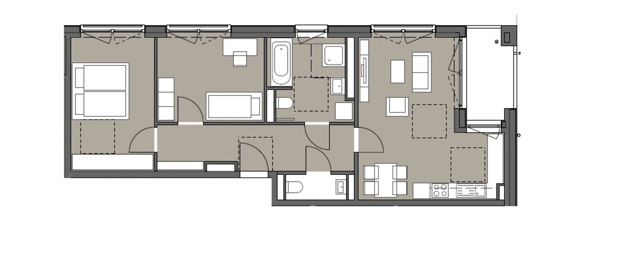 Wohnung München Am Hart 01 Grundriss 10454