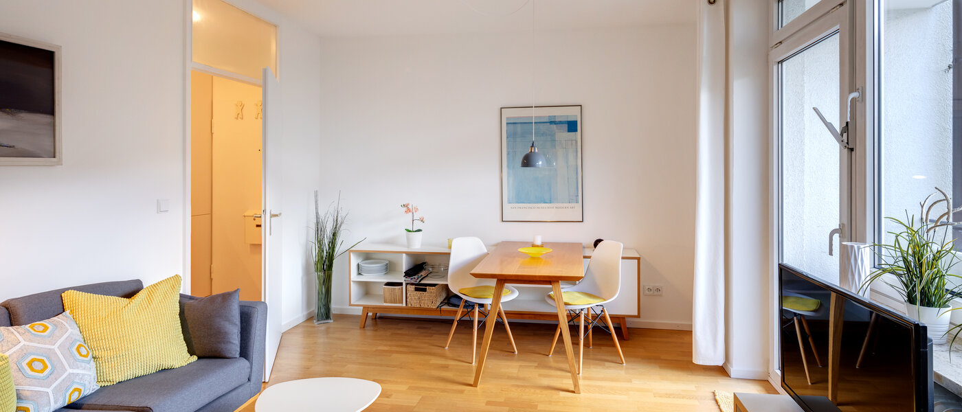 Wohnung München Schwabing-West (rund um den Hohenzollernplatz) 02 Wohnbereich 10458