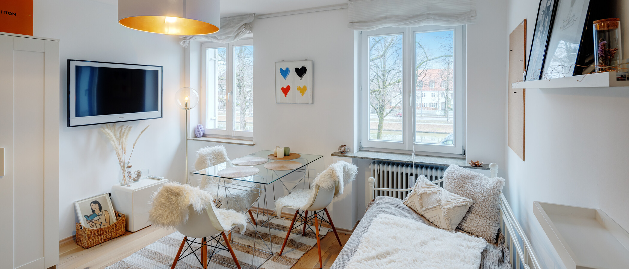 Apartment München Nymphenburg 02 Wohnbereich 10508