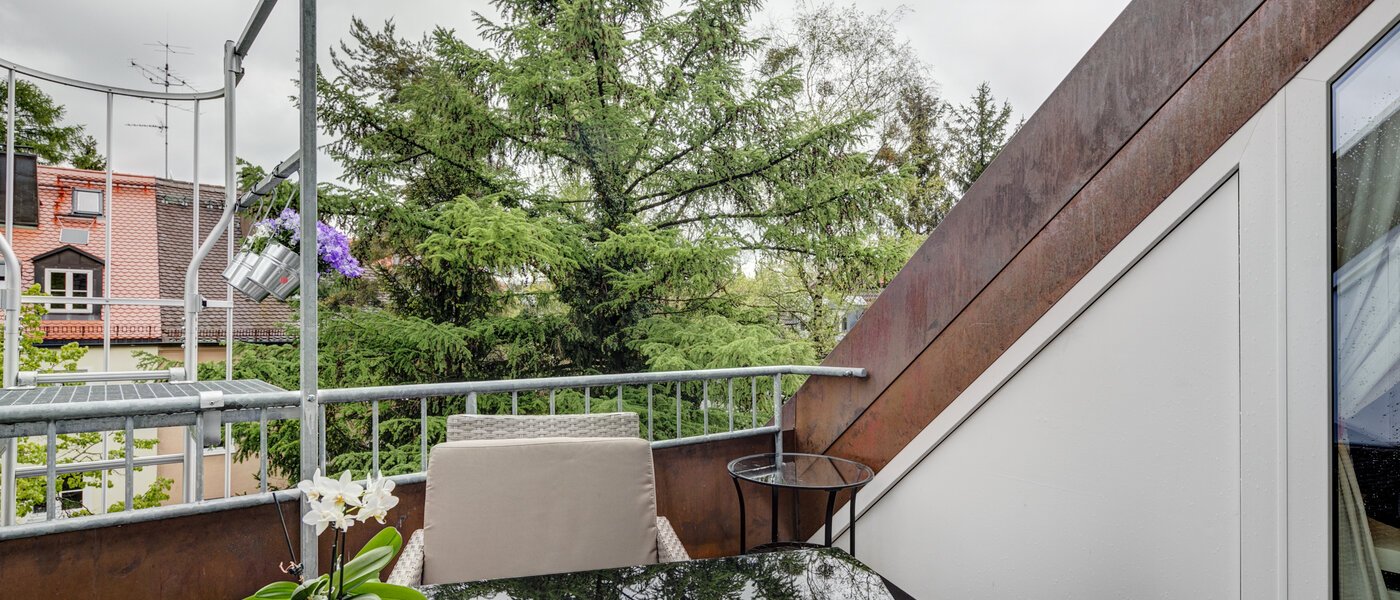Dachgeschosswohnung München Obersendling 03 Terrasse 10566