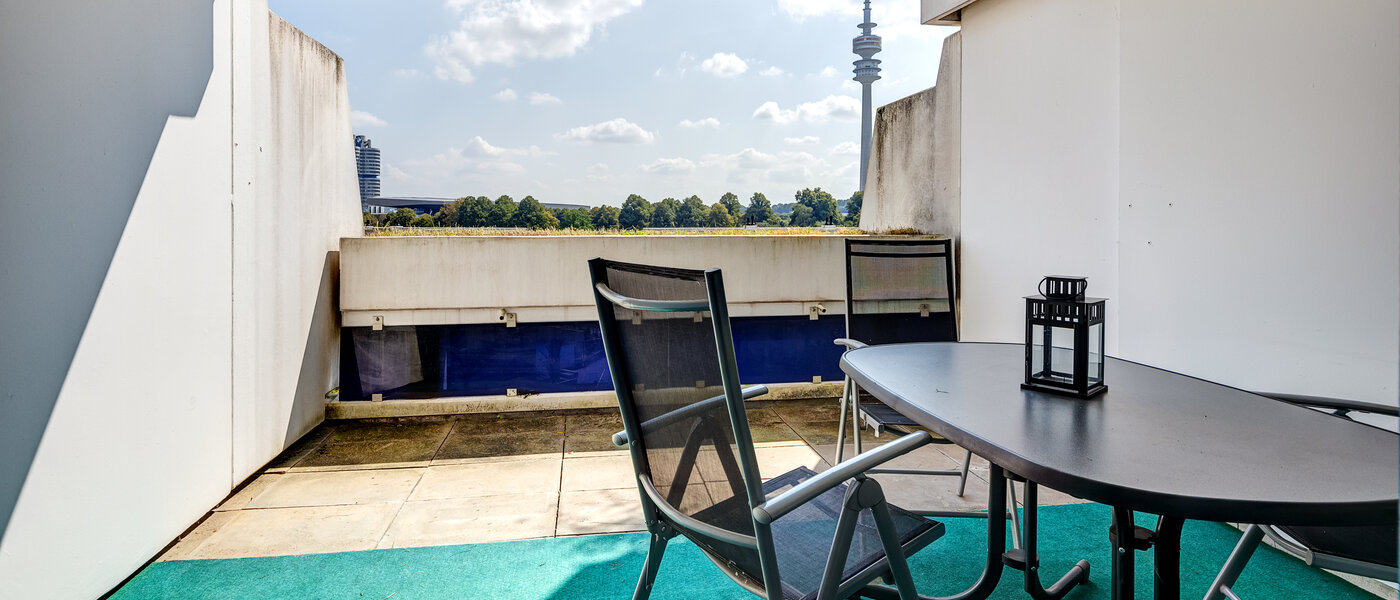 Wohnung München Olympiadorf 01 Balkon 10579