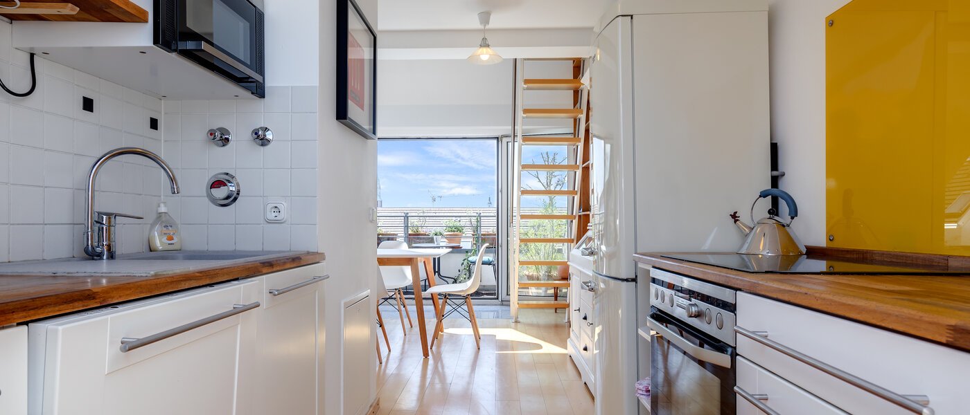 Maisonettewohnung München Sendling 03 Küche 10582