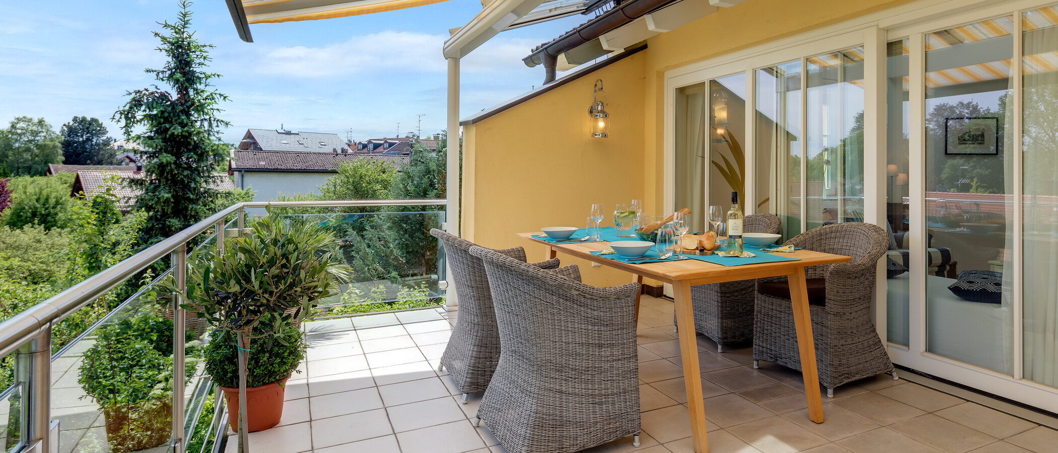 Maisonette-Galerie Wohnung Tutzing 01 Terrasse 10604