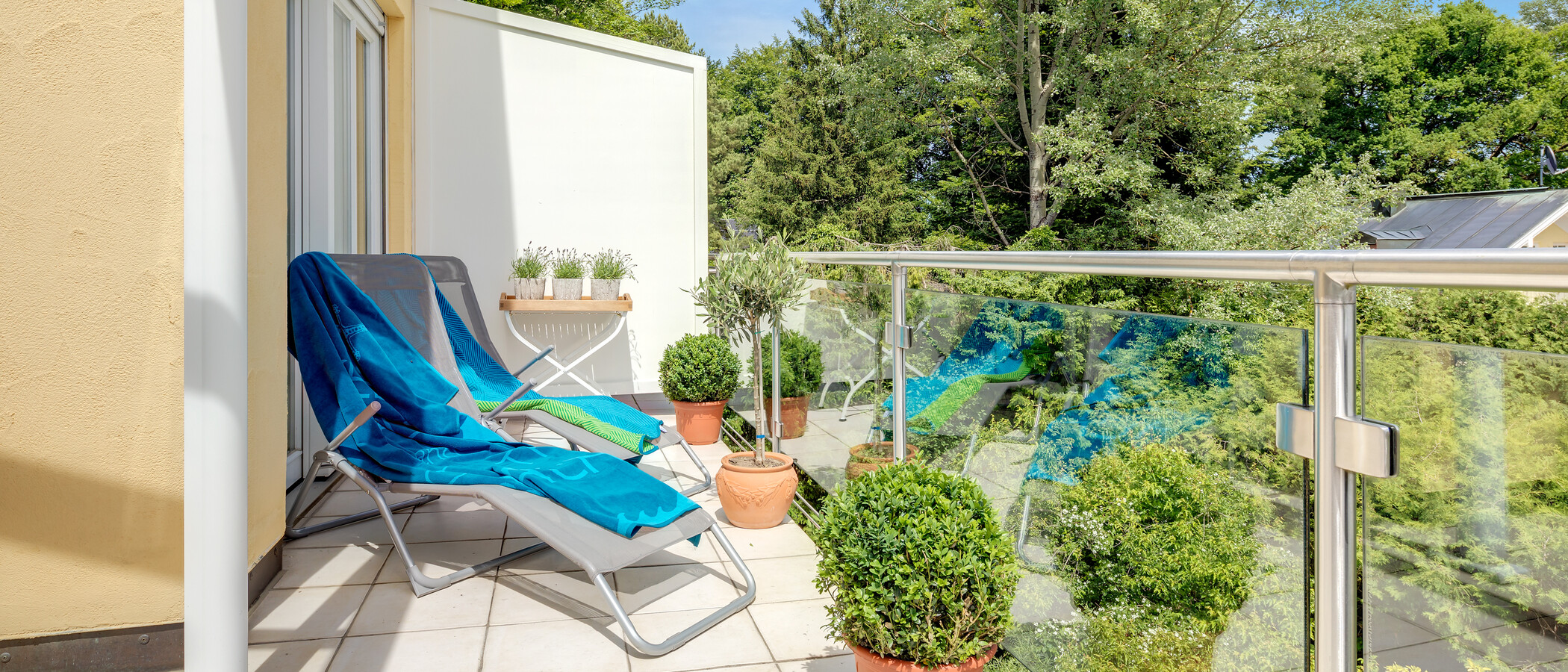 Maisonette-Galerie Wohnung Tutzing 03 Terrasse 10604