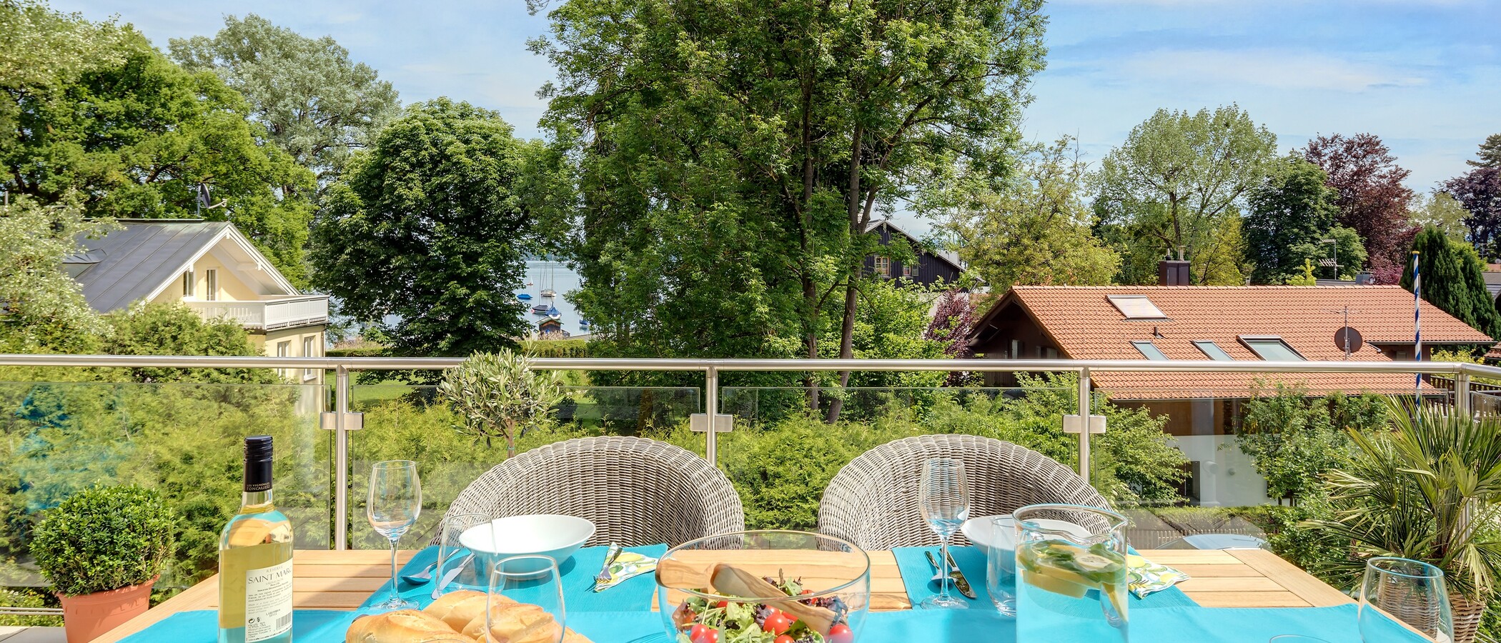 Maisonette-Galerie Wohnung Tutzing 04 Terrasse 10604