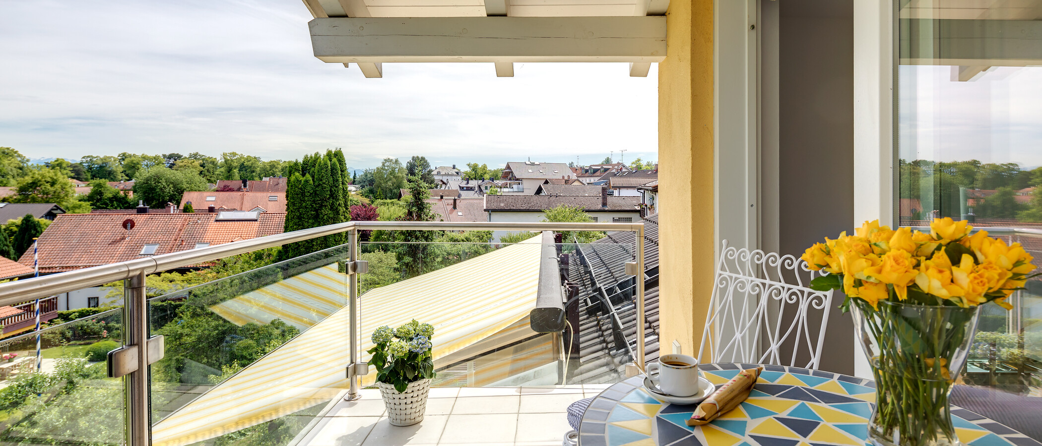 Maisonette-Galerie Wohnung Tutzing 03 1. Balkon 10604