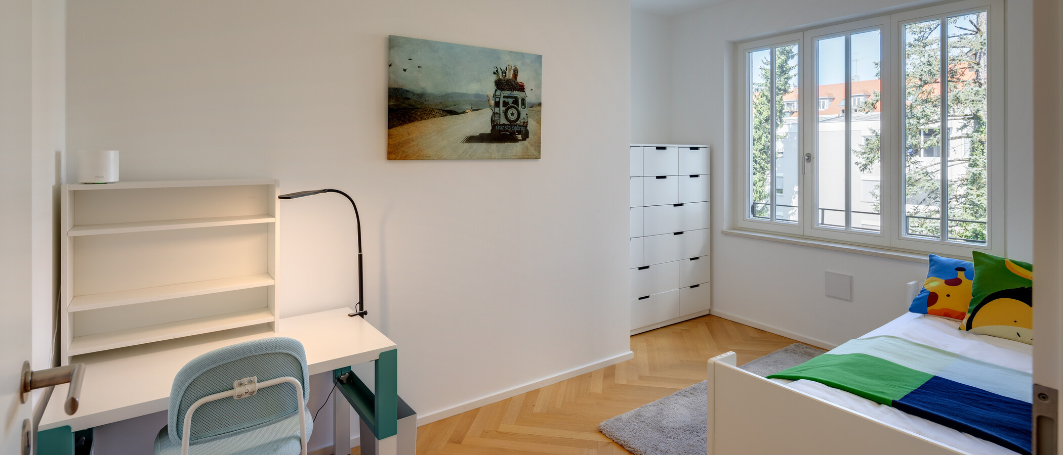 Wohnung München Nymphenburg 01 2. Schlafzimmer	 10628