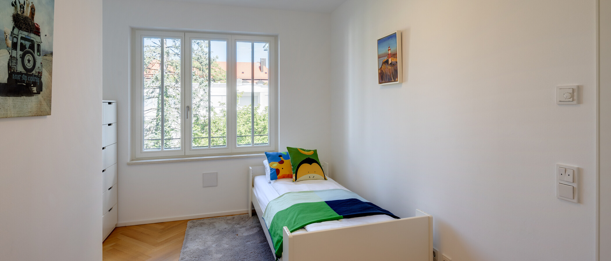 Wohnung München Nymphenburg 02 2. Schlafzimmer	 10628