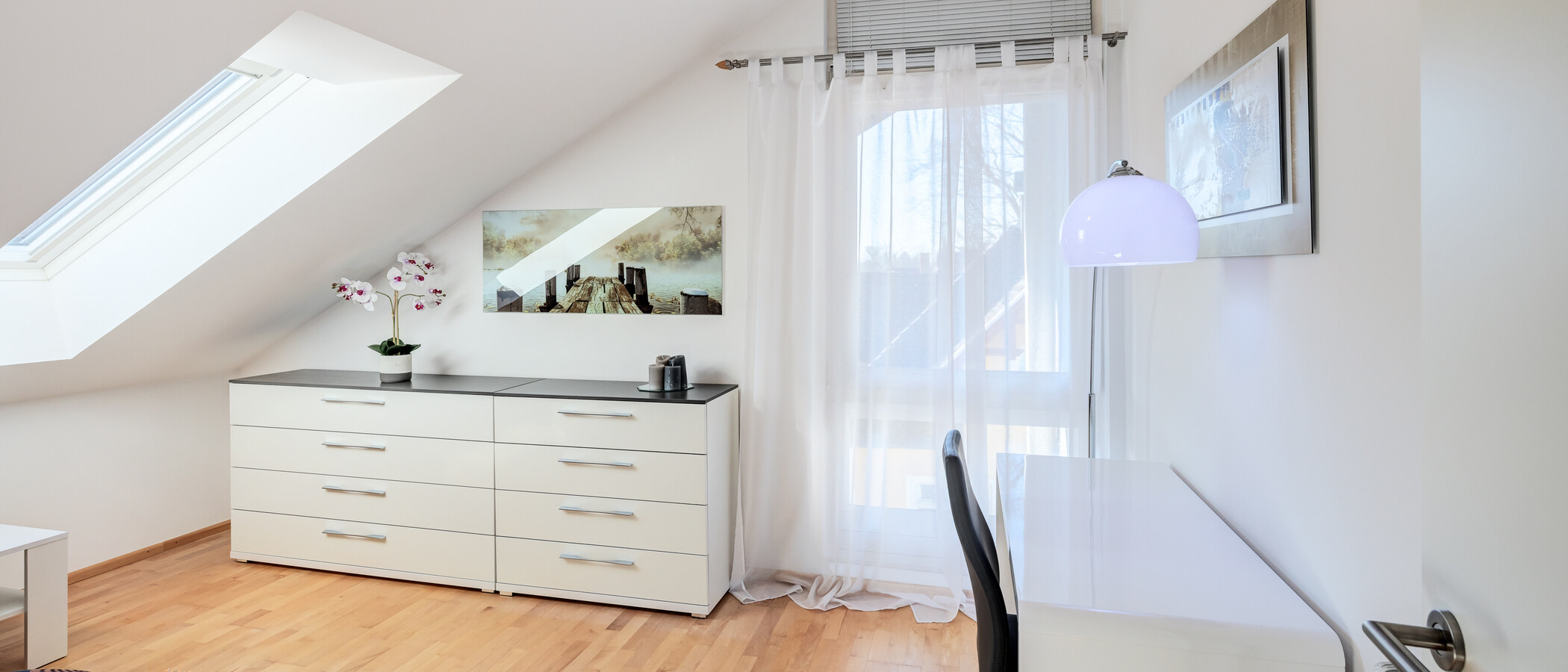 Dachgeschosswohnung Gräfelfing 02 2. Schlafzimmer	 10636