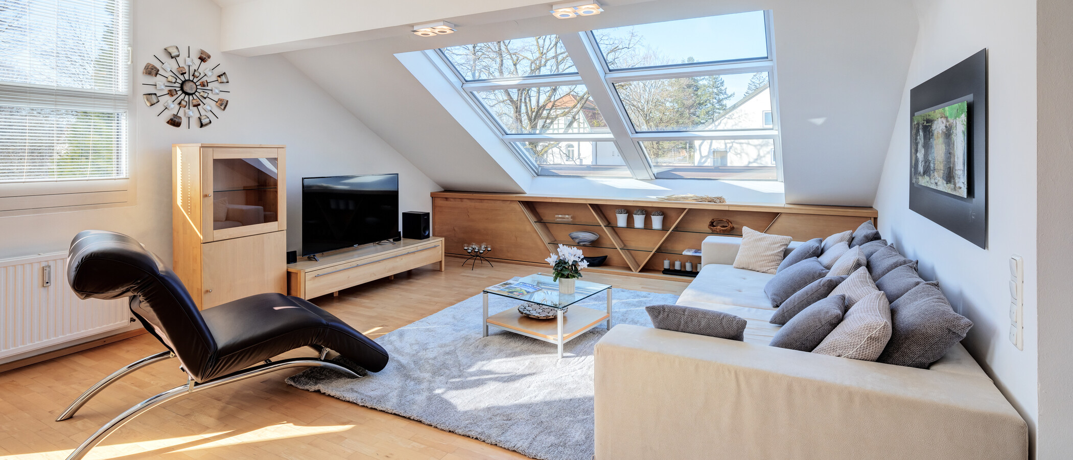 Dachgeschosswohnung Gräfelfing 01 Wohnbereich 10636
