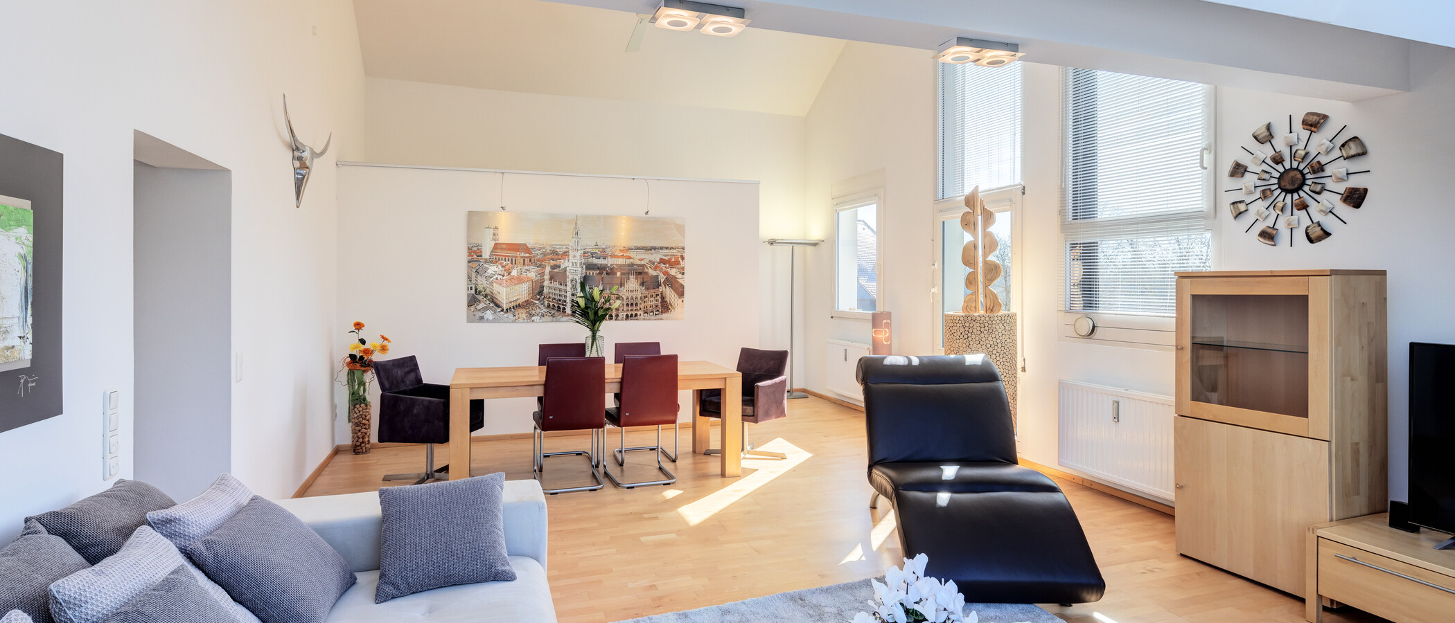 Dachgeschosswohnung Gräfelfing 03 Wohnbereich 10636