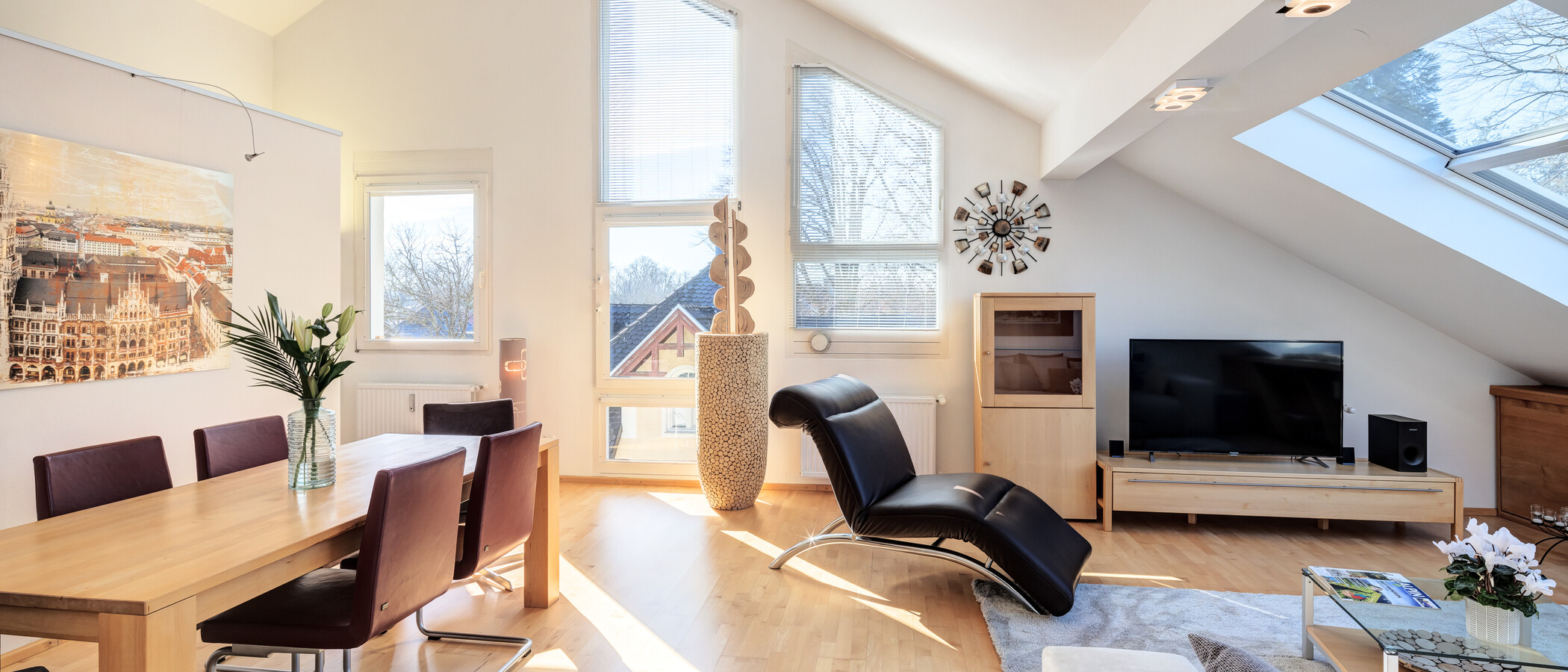 Dachgeschosswohnung Gräfelfing 04 Wohnbereich 10636