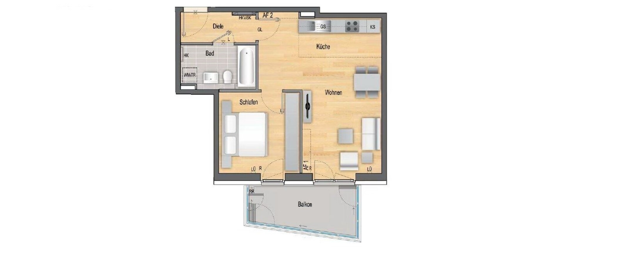 Wohnung München Au-Haidhausen 01 Grundriss 10648