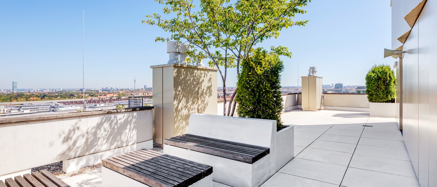 Wohnung München Nymphenburg 01 Gemeinschaftsterrasse  10684