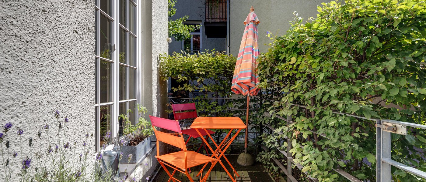 Maisonettewohnung München Isarvorstadt 02 Balkon 10712