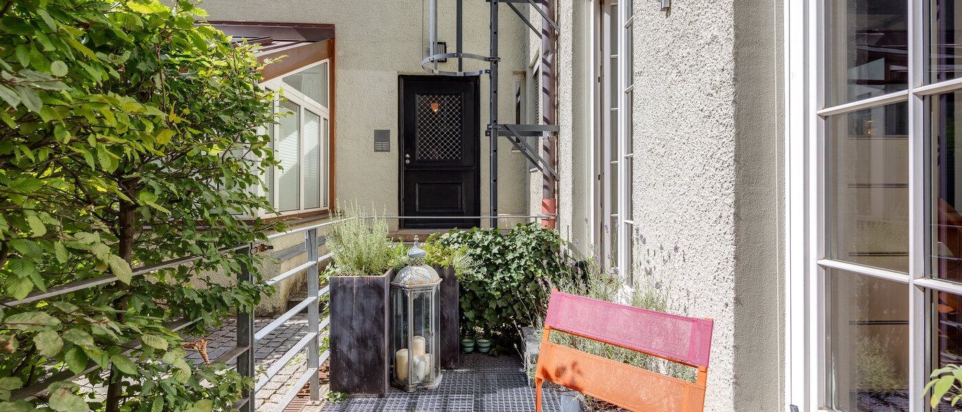 Maisonettewohnung München Isarvorstadt 03 Balkon 10712