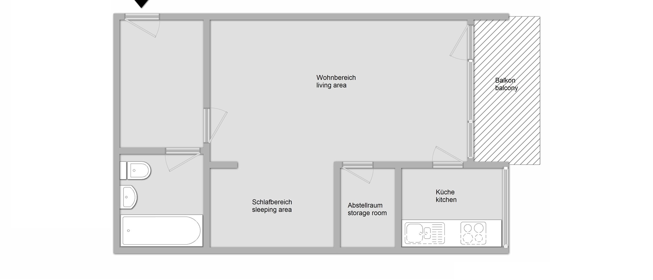 Wohnung München Berg am Laim 01 Grundriss 10726