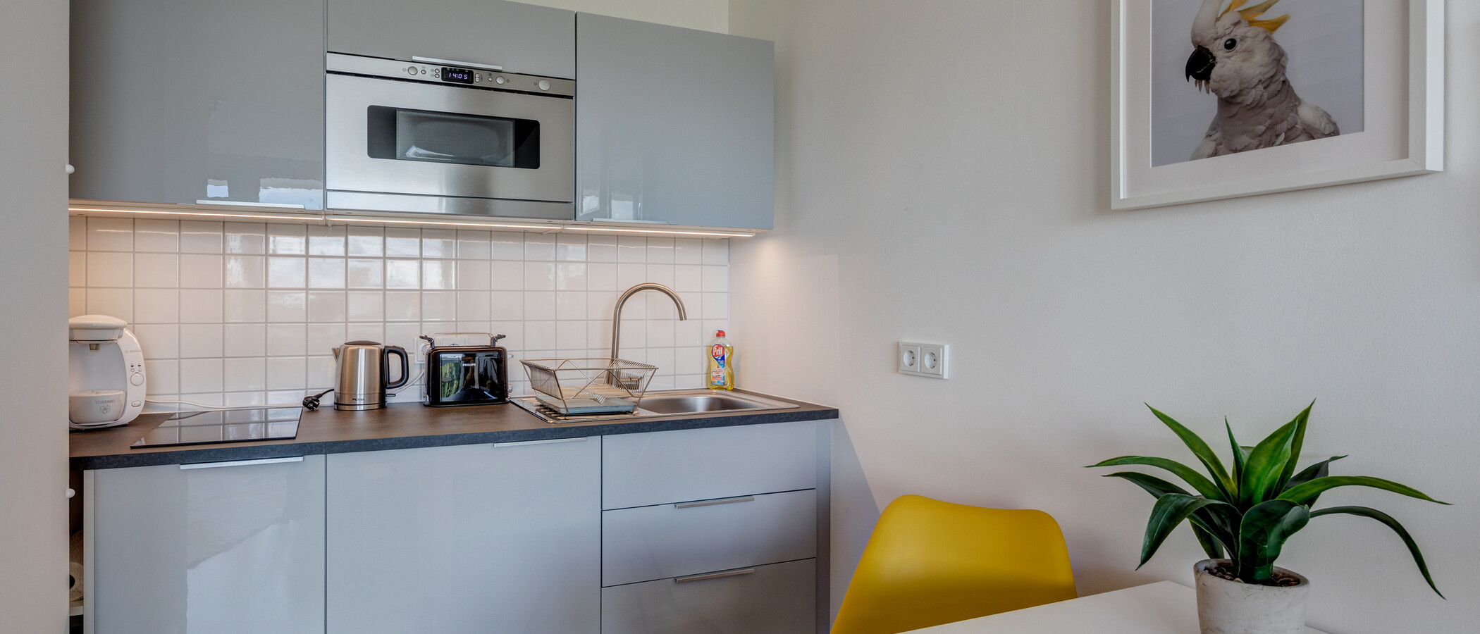 Apartment München Schwabing-Nord (zw. Leopoldstraße & Englischen Garten) 01 Küche 10753