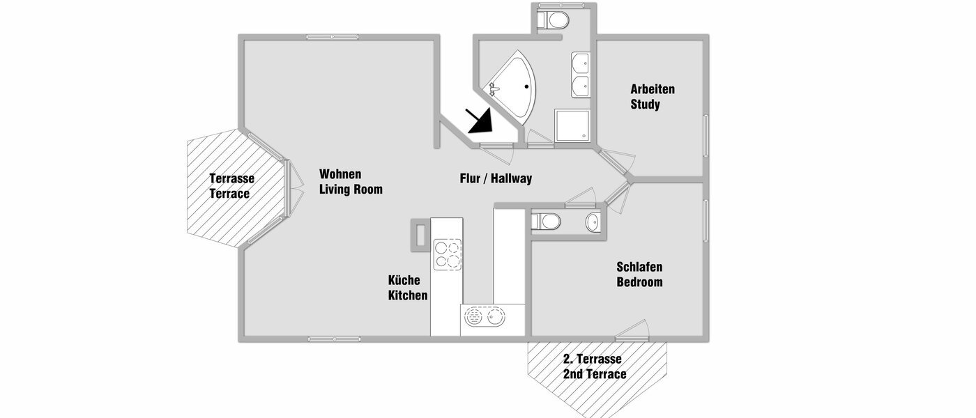 Dachgeschosswohnung Neubiberg 01 Grundriss 10767