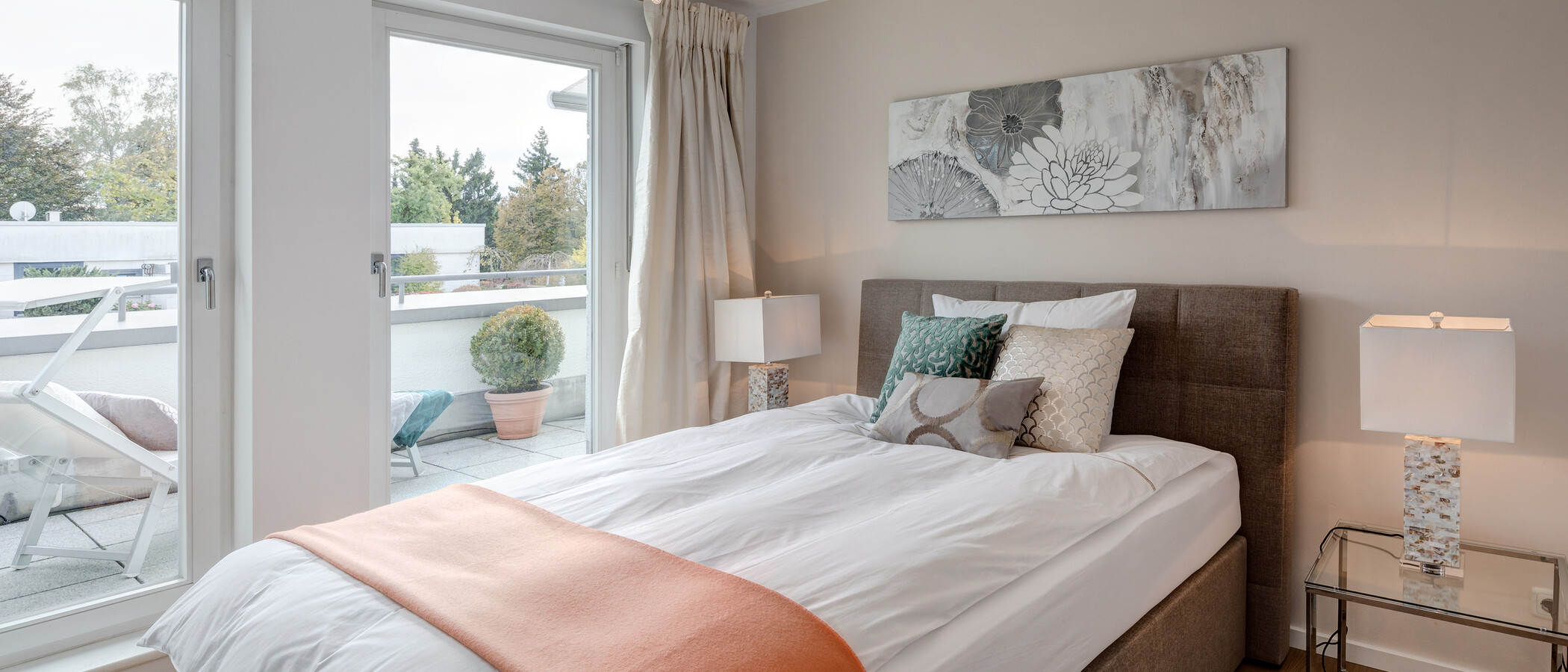 Dachterrassenwohnung München Bogenhausen 01 2. Schlafen 10781