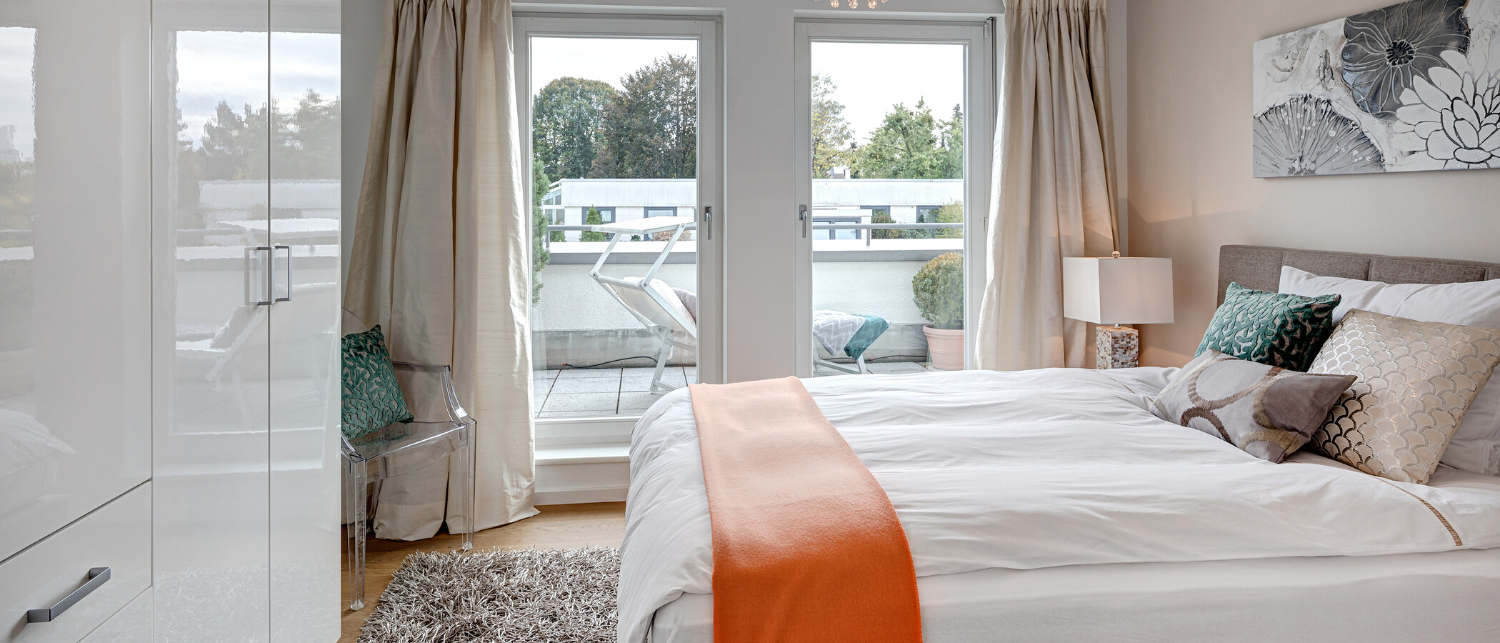 Dachterrassenwohnung München Bogenhausen 02 2. Schlafen 10781