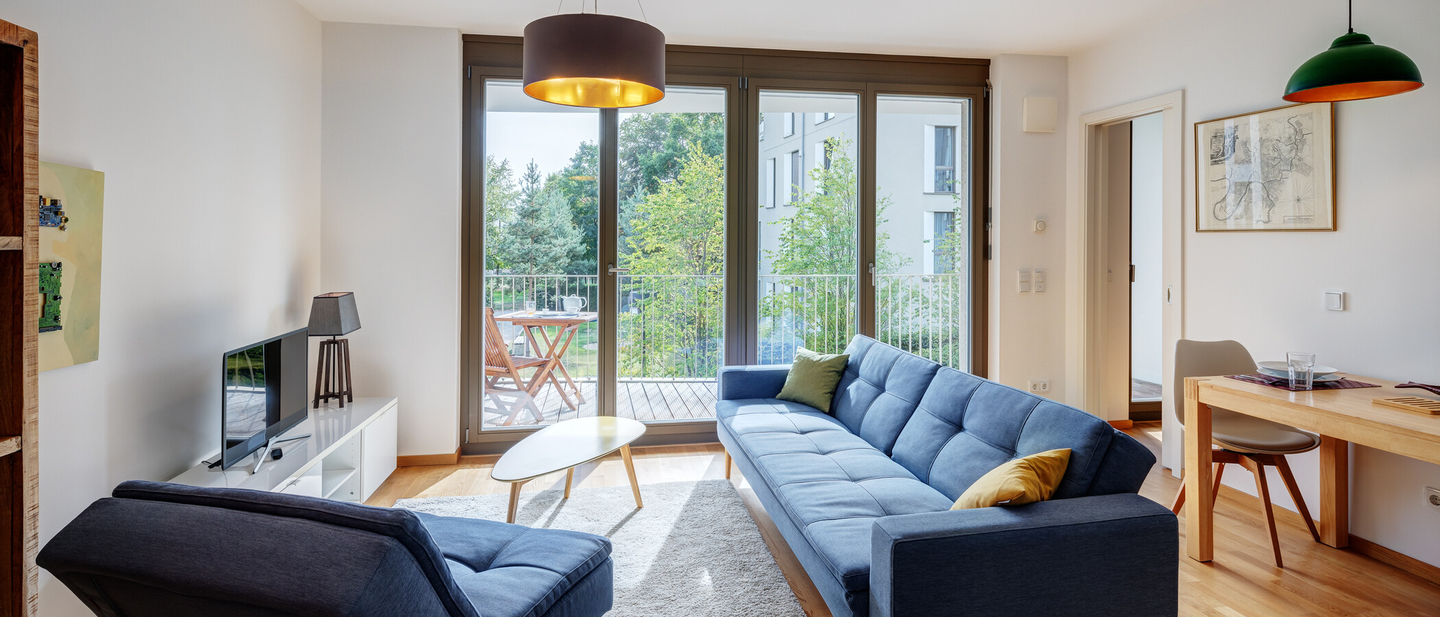 Wohnung München Schwabing - Domagkpark 01 Wohnbereich 10791