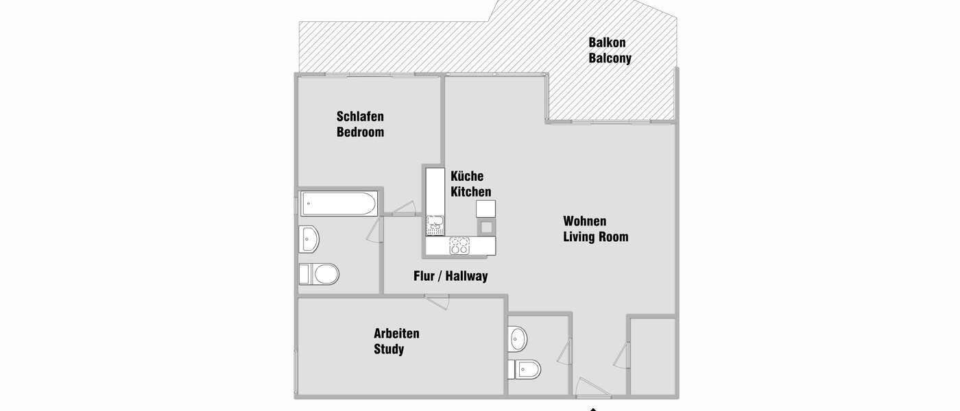 Wohnung München Schwabing-West (rund um den Hohenzollernplatz) 01 Grundriss 10824