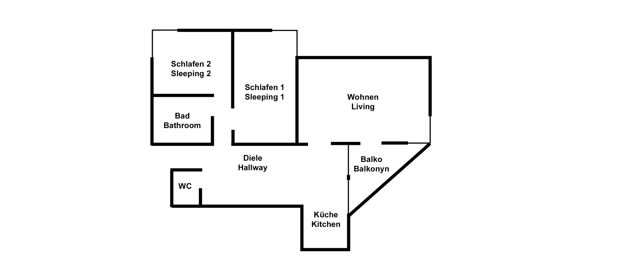 Wohnung München Schwabing (rechts der Leopoldstraße) 01 Grundriss 10897