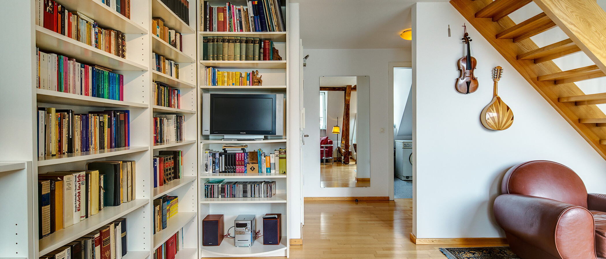 Galeriewohnung München Schwabing (links der Leopoldstraße) 05 Wohnbereich 1090