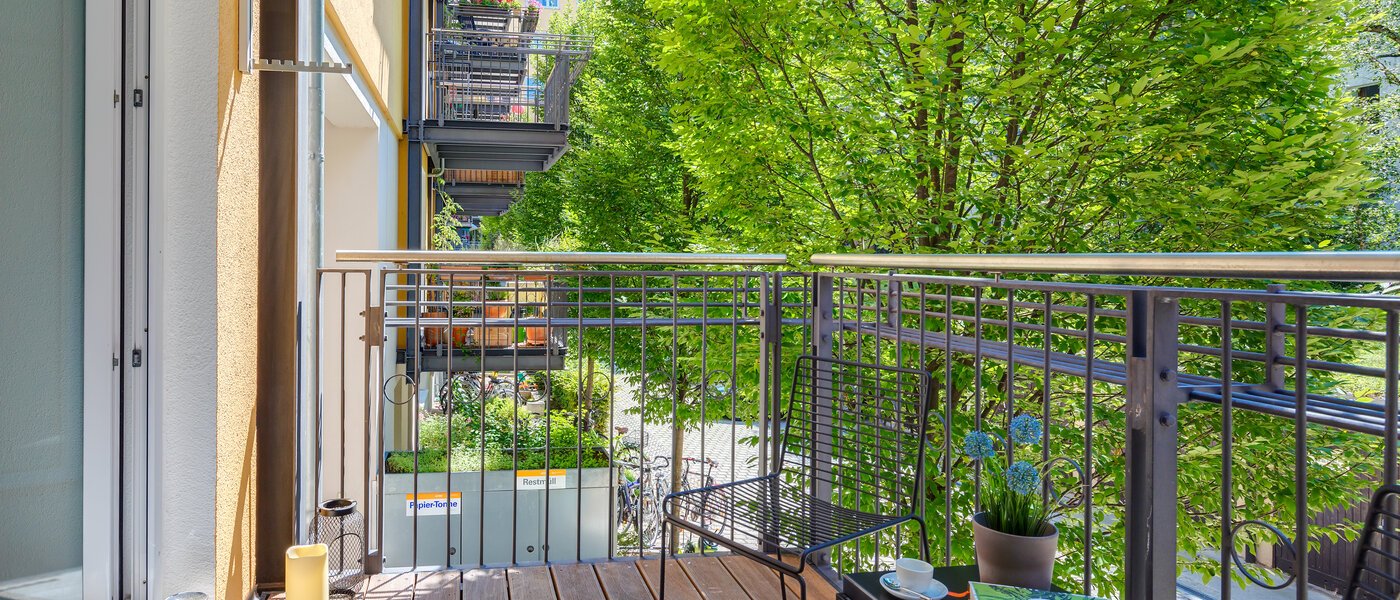 Wohnung München Schwabing-West (rund um den Hohenzollernplatz) 02 Balkon 10929