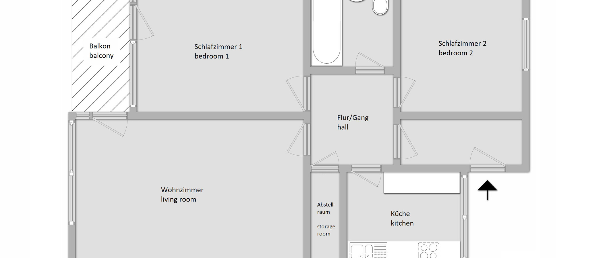 Wohnung München Laim 01 Grundriss 10936