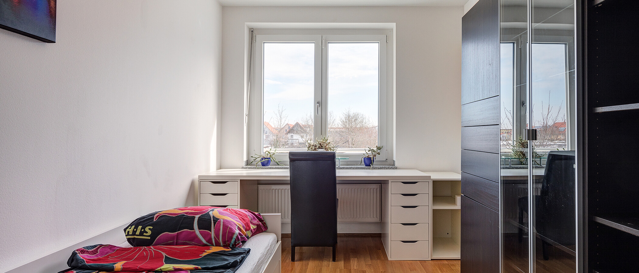 Wohnung Neubiberg 01 2. Schlafzimmer	 10982