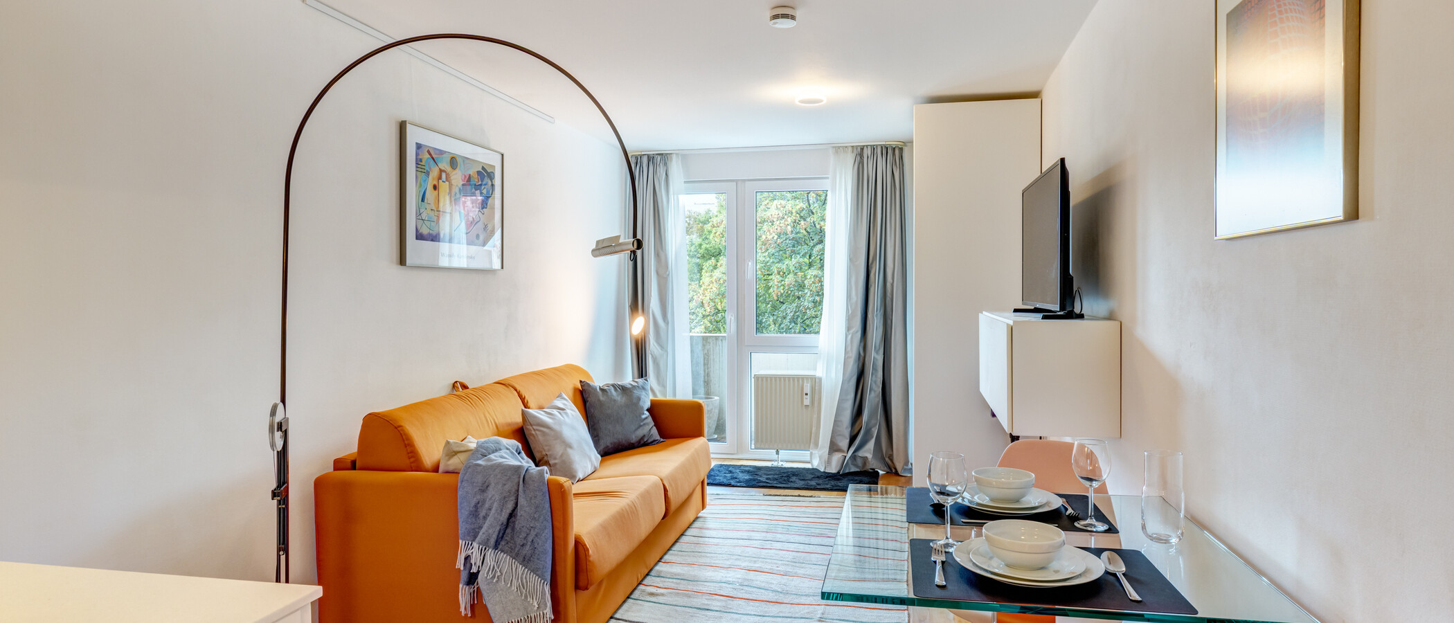 Apartment München Schwanthalerhöhe 01 Wohnbereich 11013