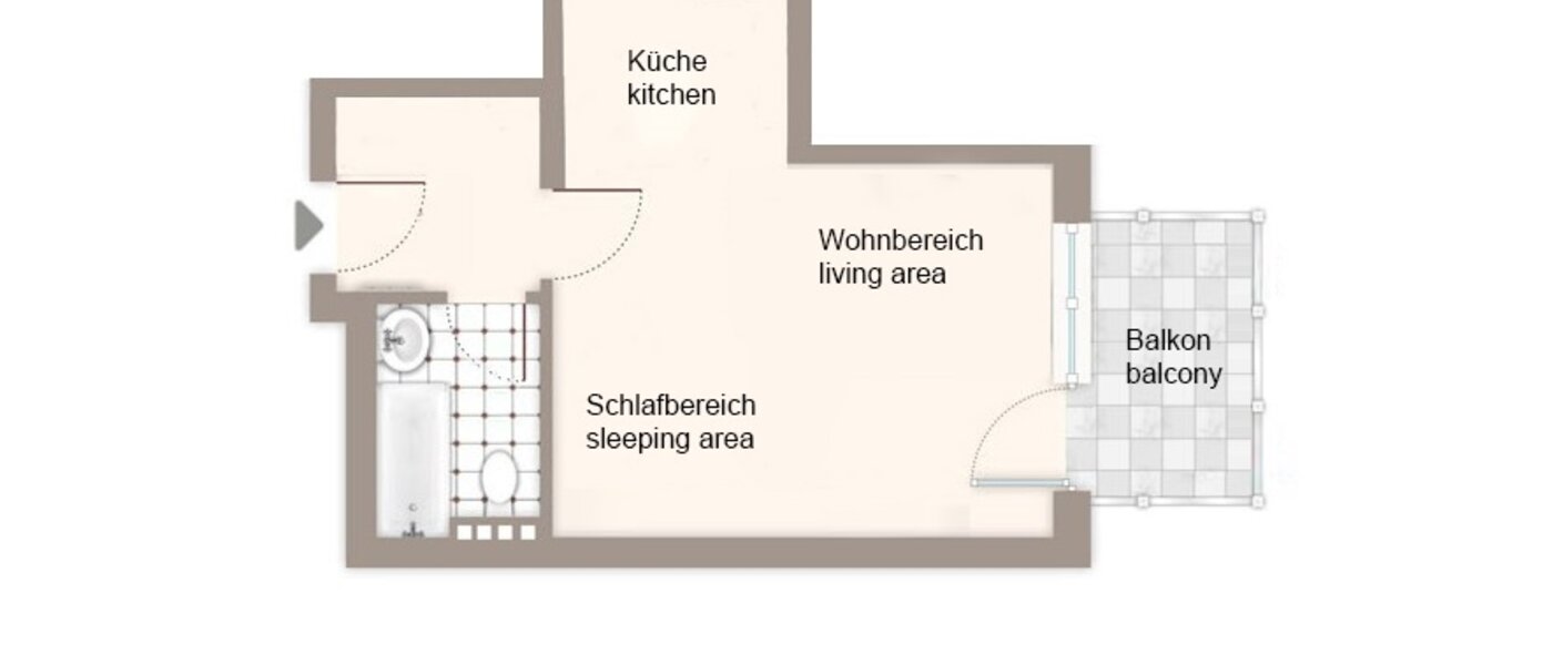 Wohnung München Laim 01 Grundriss 11023
