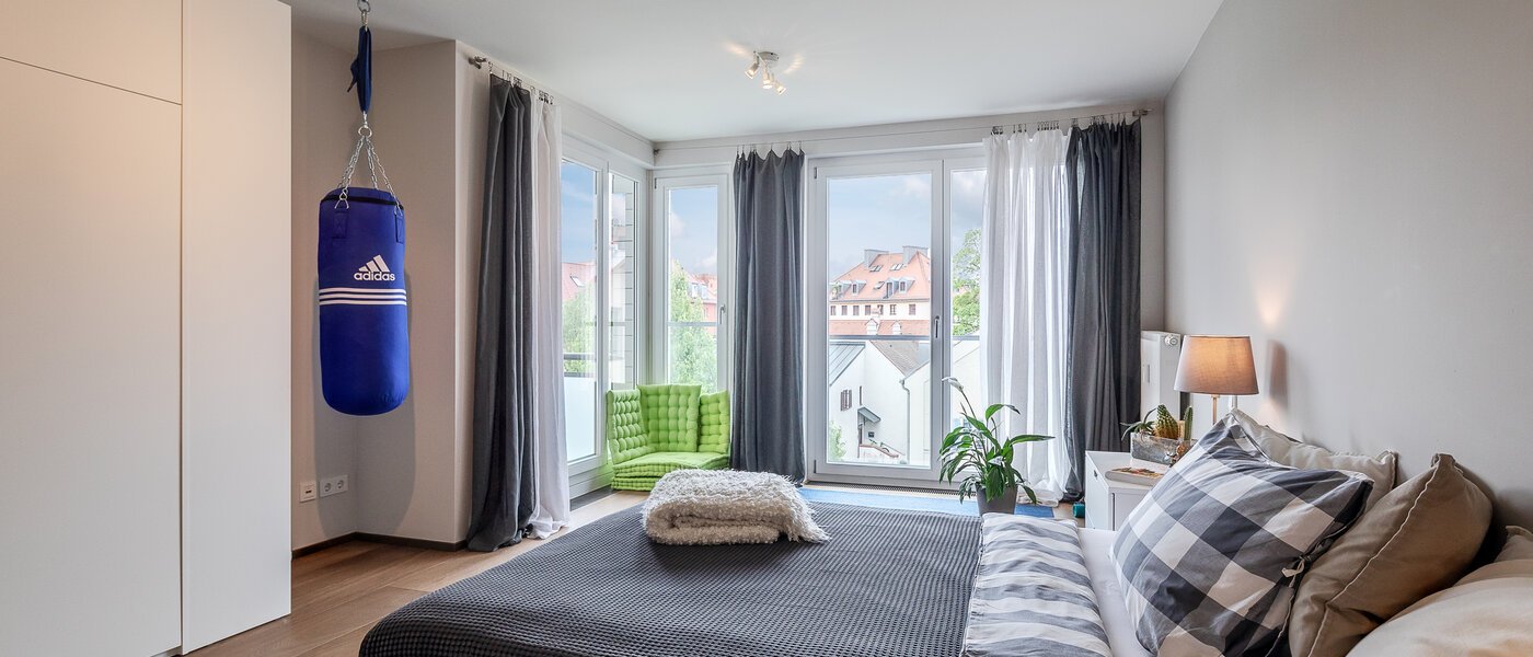 Galeriewohnung München Au 02 2. Schlafzimmer	 11032