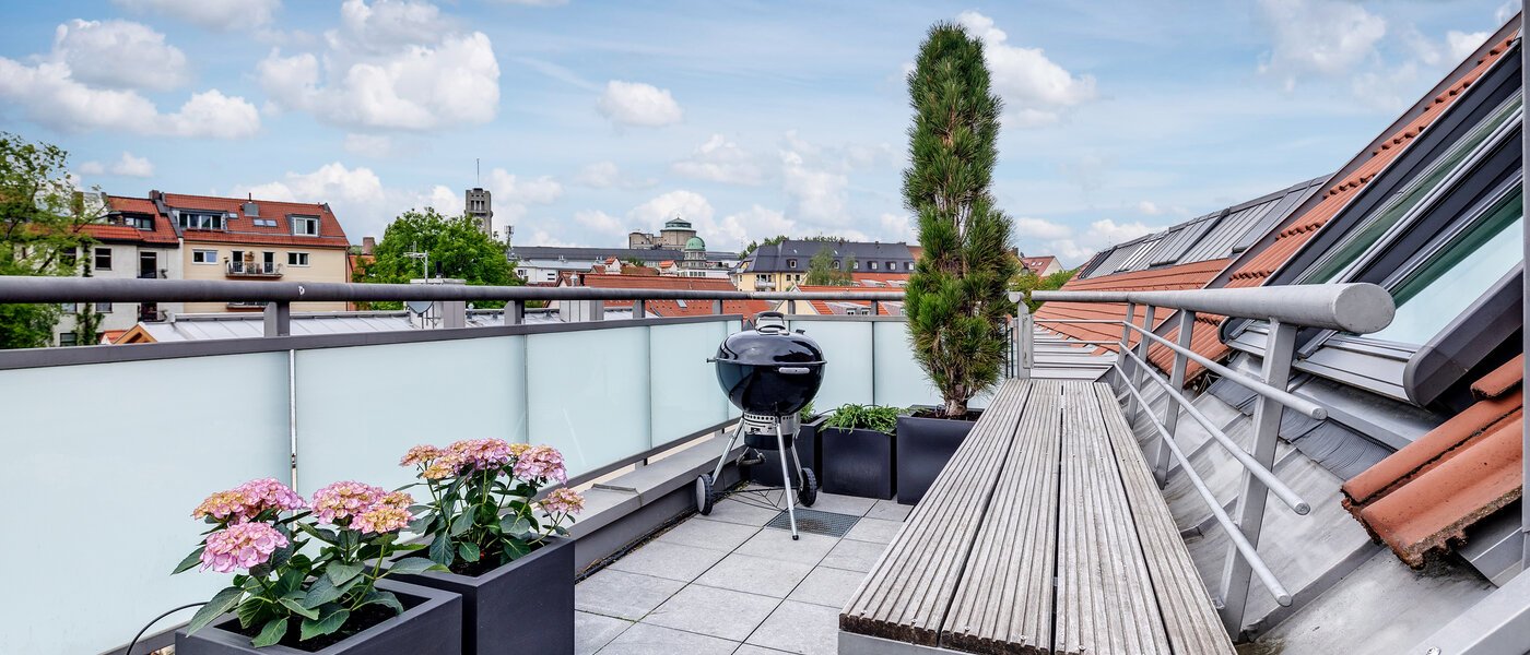 Galeriewohnung München Au 03 Dachterrasse 11032