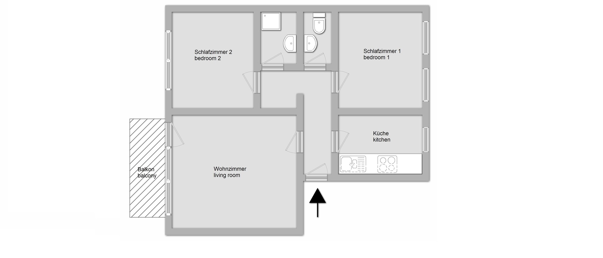 Wohnung München Isarvorstadt 01 Grundriss 11049