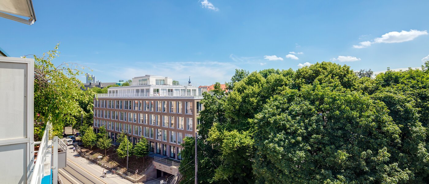 Dachterrassenwohnung München Bogenhausen 02 Aussicht 11076