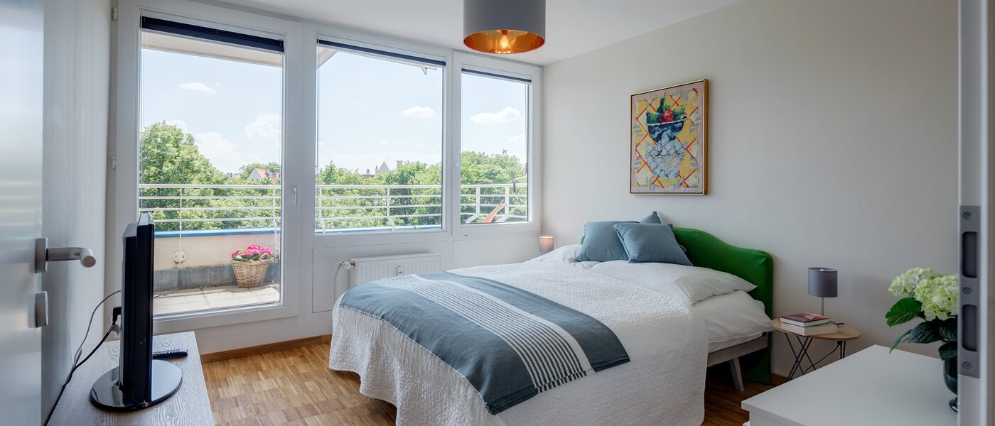 Dachterrassenwohnung München Bogenhausen 01 Schlafzimmer 11076